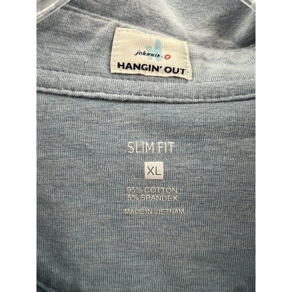 Johnnie-O Men’s Short Sleeve Slim Fit Cotton Blend Polo Cove Blue Size XL - Picture 4 of 9